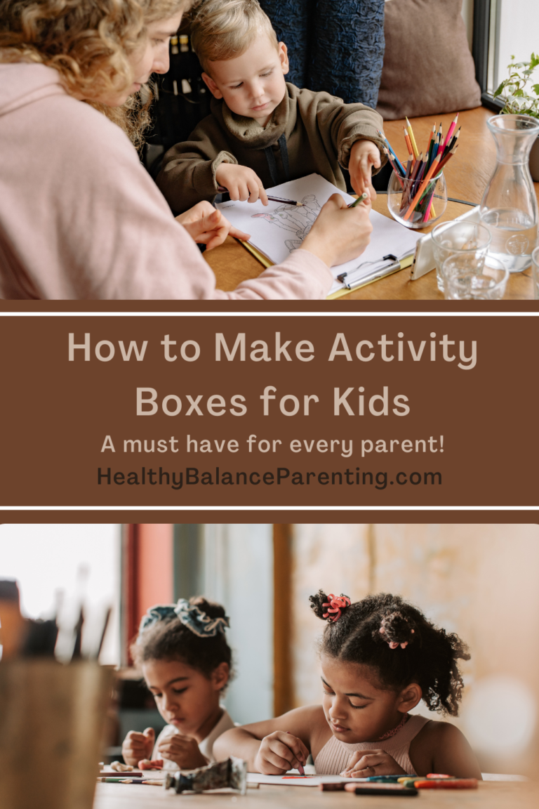 How to Make Activity Boxes for Kids 